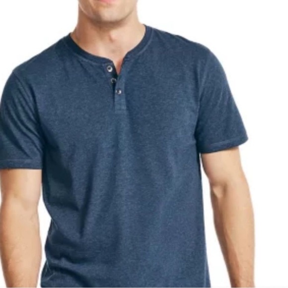 Lucky Brand Men’s Small Short Sleeve Navy Henley NWT - Picture 1 of 2